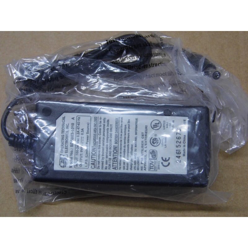 alimentation OTE SDS003-1010 A ~ input 100-240vAC 0.2A 47-63Hz output 9vDC 0.3A