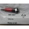 Lot x2 : voyant à LED rouge 368-4897 12vAC/DC ~ Ø de perçage 8mm