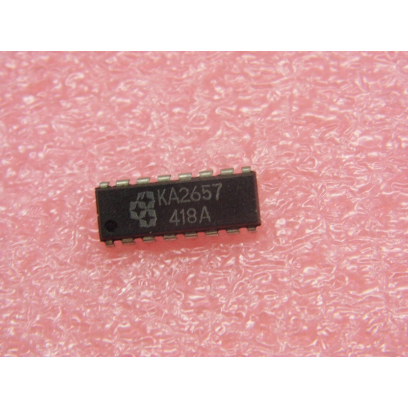 ci KA 2657 ~ ic KA2657 ~ Linear Integrated Circuit ~ DIP16 (PLA031)