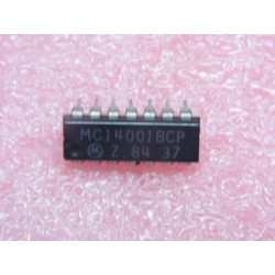 ci MC 14001 BCP ~ ic MC14001BCP (- 4001) ~ CMOS Quad 2-Input NOR gate (PLA040)