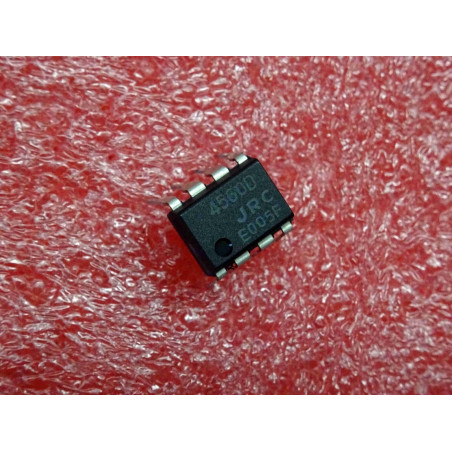 ci JRC 4560 D ~ ic JRC4560D ~ dual operational amplifier ~ JRC 8-pin (PLA003)