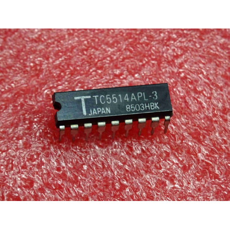 ci TC 5514 APL -3 ~ ic TC5514APL-3 ~ 1K x 4-bit SRAM CMOS ~toshiba 18pin(PLA043)