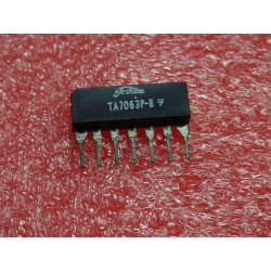 ci TA 7063 P -B ~ ic TA7063PB ~ Low Noise, Pre-Amplifier ~ SIP-7 toshiba