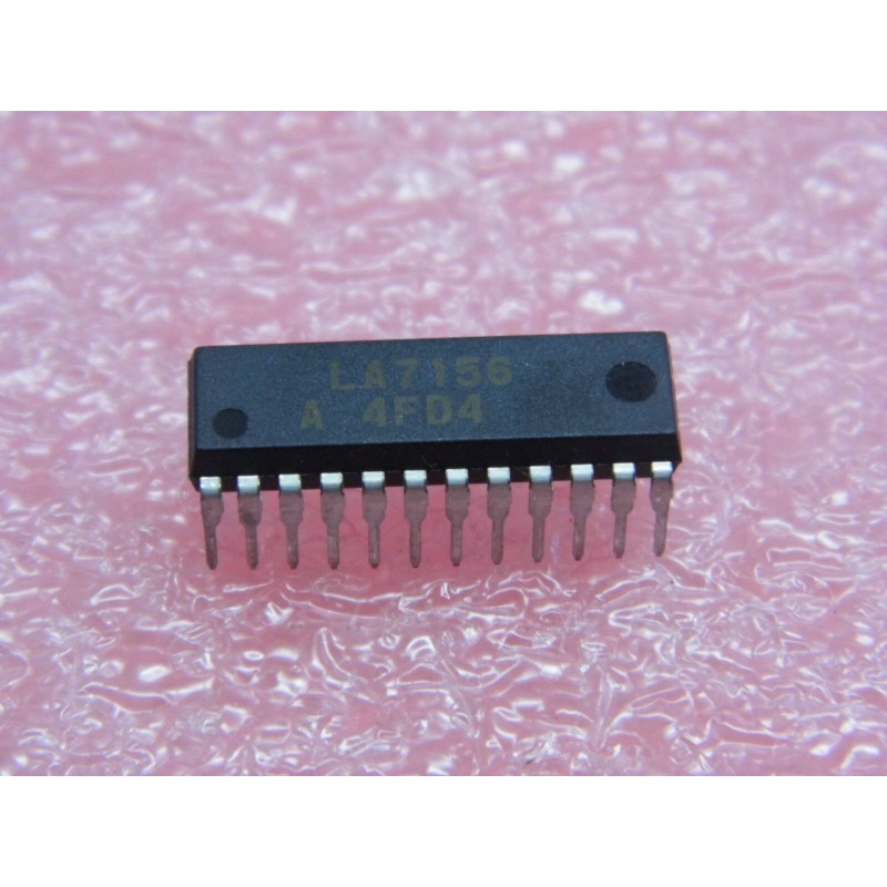 ci LA 7156 ~ ic LA7156 ~ DIP24 ~ Video and Audio Switch for PAL-SECAM (PLA034)