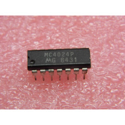 ci MC 4024 P ~ ic MC4024P ~ DIP14 Dual voltage-controlled multivibrator (PLA038)