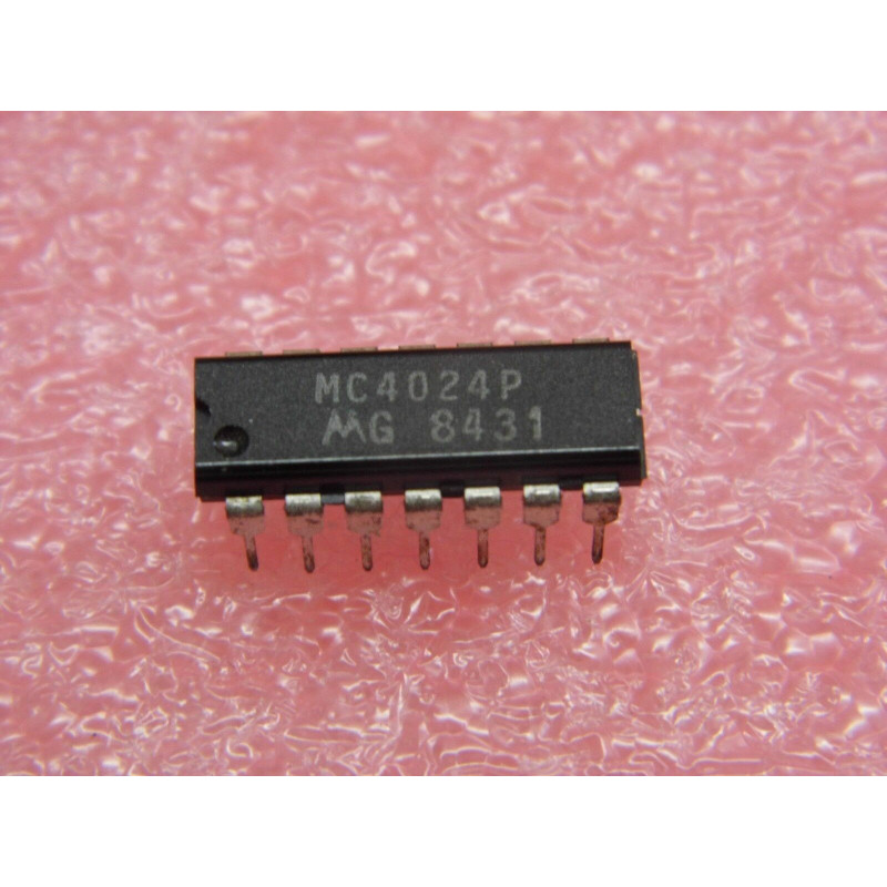 ci MC 4024 P ~ ic MC4024P ~ DIP14 Dual voltage-controlled multivibrator (PLA038)