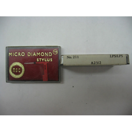 Telefunken A23/2  A23-2 DIAMANT SAPHIR MICRO DIAMOND STYLUS Zafira 6825 PE223/2