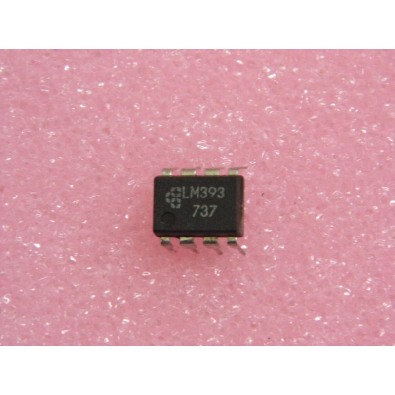 Lot x3: ci LM 393 ~ ic LM393 ~ Low power dual voltage comparator ~ DIP8 (PLA034)