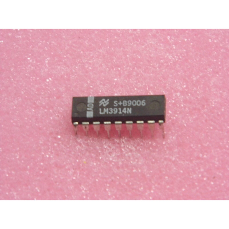 ci LM 3914 N ~ ic LM3914N ~ LED display driver ~ DIP, 18-Pin (PLA036)