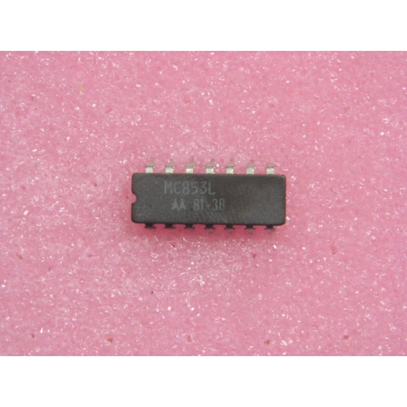 ci MC 853 L ~ ic MC853L ~ dual J-K Flip-Flop ~ DIP14, boîtier céramique (PLA036)