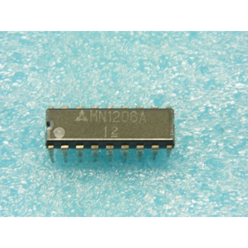 ci MN 1206 A / MN1206A dip18 CMOS Quartz Digital Clock ic for µcomputers(PLA031)