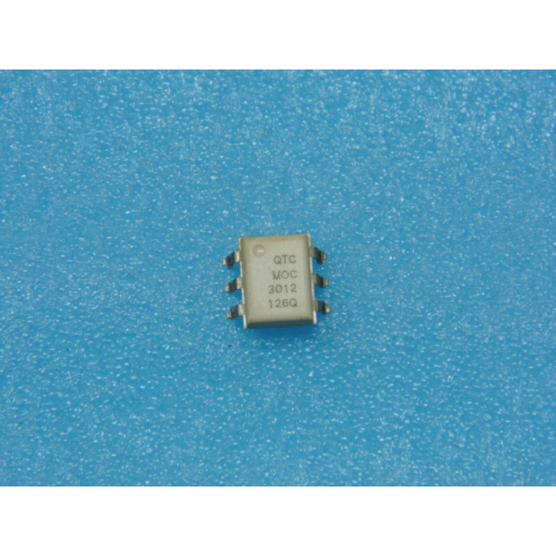 Lot x3: ci cms MOC 3012 - ic smd MOC3012 Random-Phase Optoisolators Triac Driver