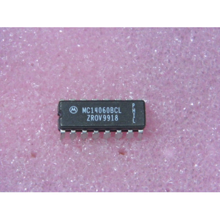 ci MC 14060 BCL ~ ic MC14060BCL ~ DIP16 ~ boîtier céramique (PLA028)