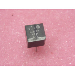 Lot x5 : capacitor condo condensateur 47µF 47MF 47UF 40v K  CTS27