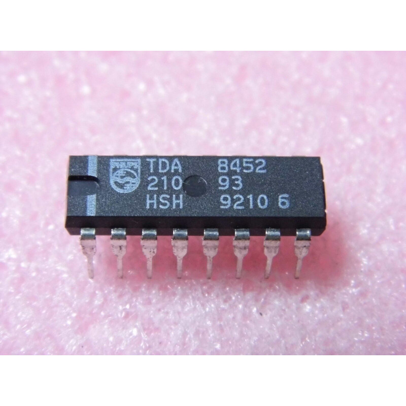 ci TDA 8452 ~ ic TDA8452 ~ P²CCD filter combination for colour decoders ~ DIP16