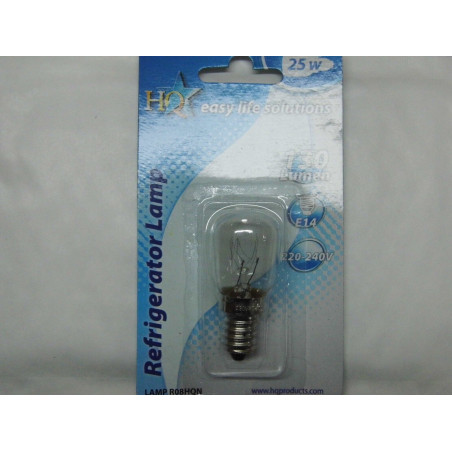 ampoule lampe de réfrigérateur frigo frigidaire 220v 230v 240v 25W culot E14