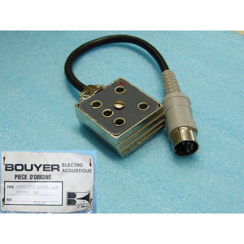 connecteur BOUYER adaptateur A.M entrées DIN GZ35 G.Z.35 dans sachet d'origine