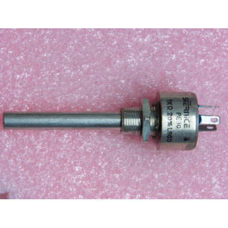 potentiomètre 1K 1 kohms log logarithmique 20% PE30 sfernice (¤)