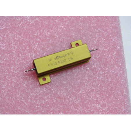 resistor résistance bobinée à radiateur 430R 430 ohms WH50 RH50 50W 5% sfernice