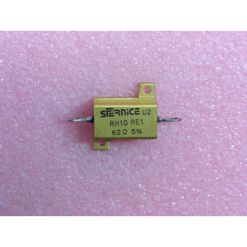 resistor résistance bobinée à radiateur 82R 82 ohms 5% WH10 RH10 10W sfernice