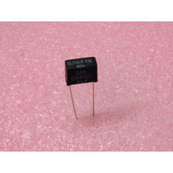 Lot x7: Capacitor Condo Condensateur 0.15µF 150nF 40v 5% EFD eurofarad CKB501