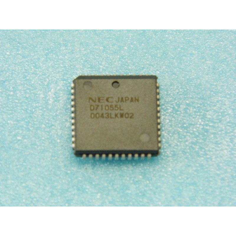 ci µPD 71055 L ~ ic D71055L UPD71055L ~ PLCC ~ NEC ~ date code DC:9548 (CI10)