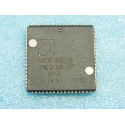 ci N 80C188 12 - ic N80C188-12 - PLCC (CMS - SMD)