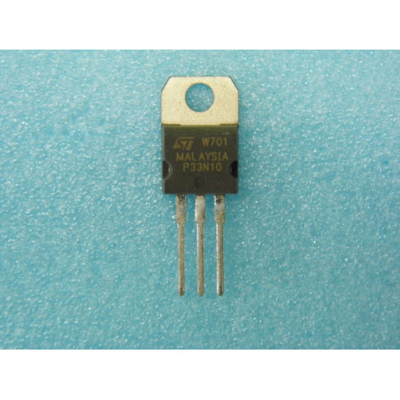 Lot x6 ~ transistor P33N10 STP33N10 mosfet canal N 100v 60mR TO220 (+CI46)