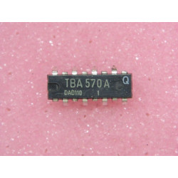 ci TBA 570 A ~ ic TBA570A ~ AM/FM radio receiver ~ pattes en quinconce (PLA016)