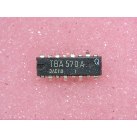 ci TBA 570 A ~ ic TBA570A ~ AM/FM radio receiver ~ pattes en quinconce (PLA016)