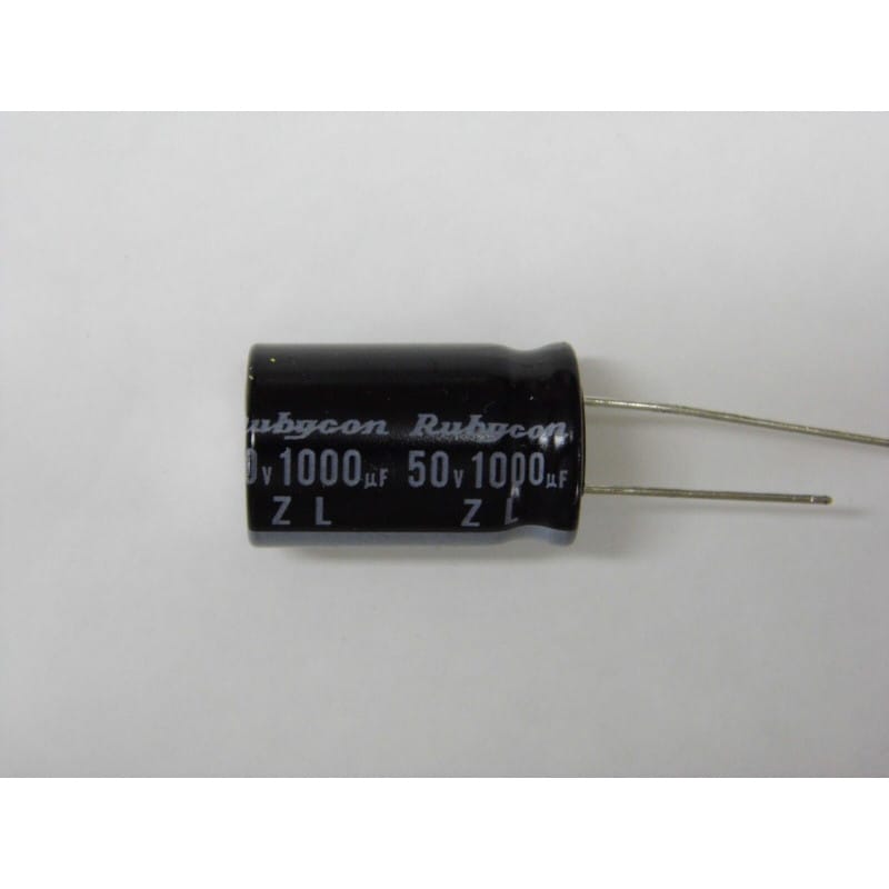 Lot x3 : capacitor condo condensateur 50v 1000µF 1000uF 1000MF rubycon 105°C