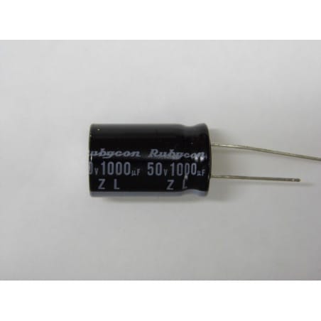 Lot x3 : capacitor condo condensateur 50v 1000µF 1000uF 1000MF rubycon 105°C