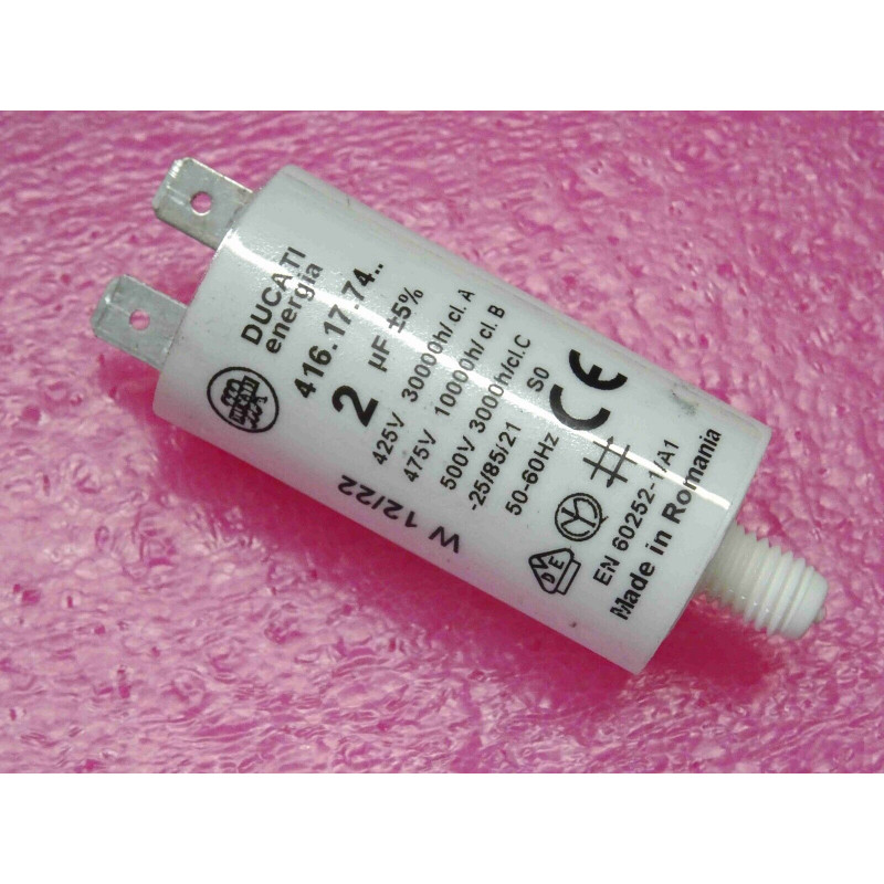 capacitor condo condensateur permanent / démarrage moteur 2µF 2uF 2MF 450V 5%