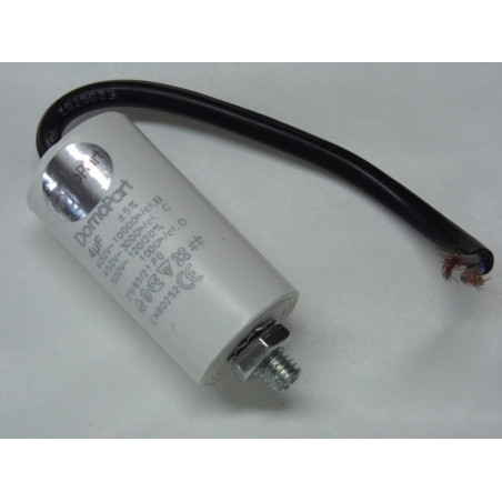 capacitor condensateur permanent / démarrage moteur 4µF 4uF 4MF 450V 5% (à fils)