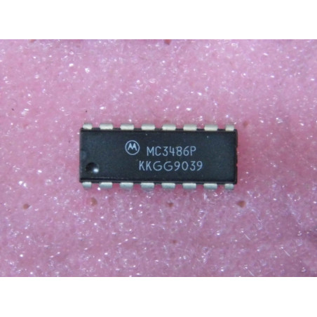 ci MC 3486 P ~ ic MC3486P ~ 4-differential line receiver 3-state ouputs (PLA022)