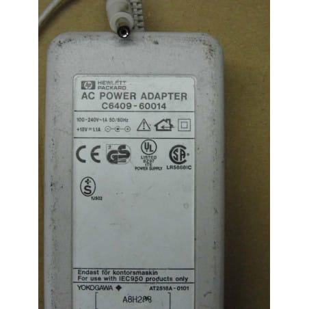 Bloc alimentation HP 18vdc 1100mA 1.1A C6409-60014 (in 100-240vac 1A 50-60hz)