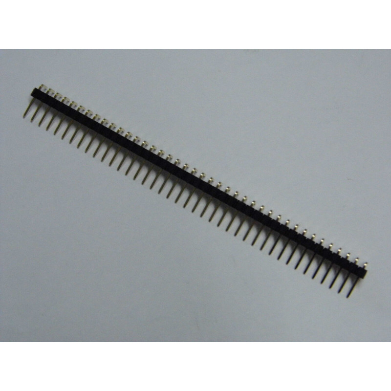 Lot de 10 - barrette coudée dorée 1x40pts (+J20)