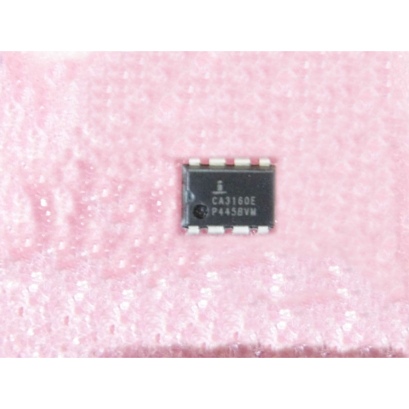 ci CA3160E ~ ic CA 3160 E ~ 4MHz, BiMOS Operational Amplifier ~ dip8 (pla016)