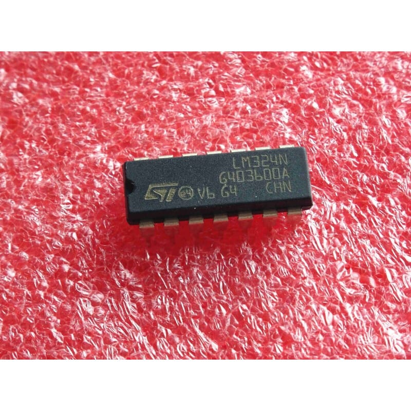 Lot x2:ci LM 324 N ~ic LM324N quad low power operational amplifier (pla015-E40a)