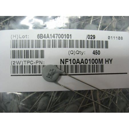 Thermistances : CTN thermistance NF10 - NF10AA0100M HY (Lot de 10)