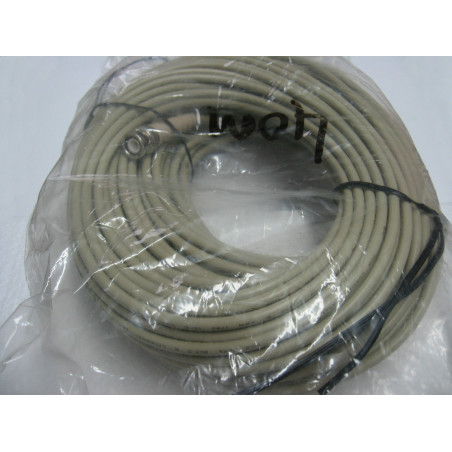 câble coaxial  , cordon BNC éthernet - 50ohms mâle-mâle 40M (40 mètres) câble 5mm de diam ext