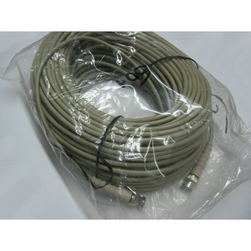 câble coaxial  , cordon BNC - 50ohms mâle-mâle 50M (50 mètres)