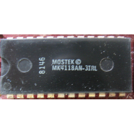 ci MK4118AN-3IRL (ic MK 4118 AN - 3 IRL)  ram statique mostek     (pla 004)