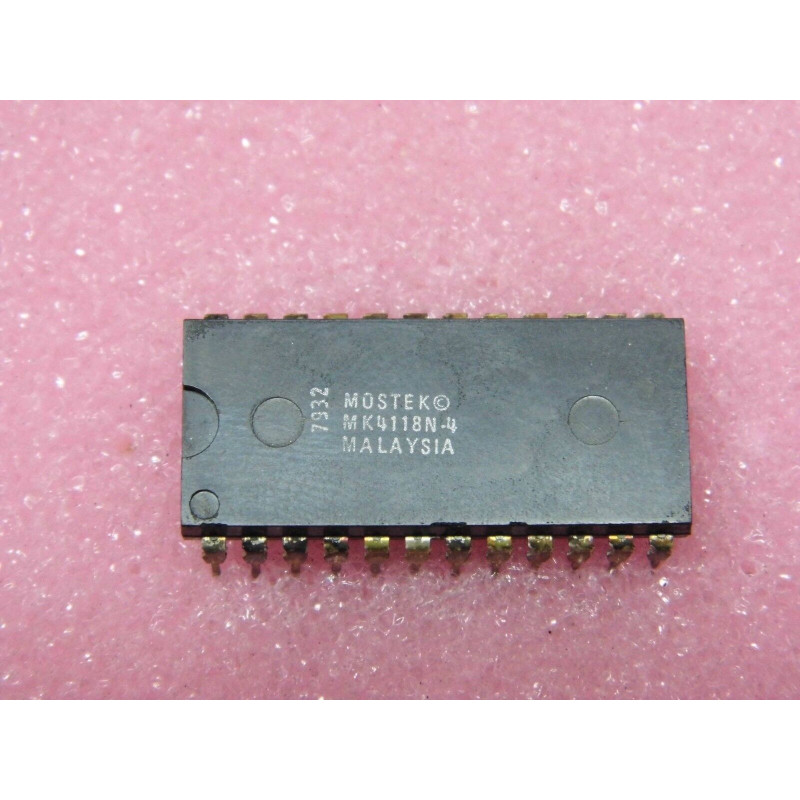 ci MK4118N-4 ~ ic MK 4118 N-4 ~ ram statique ~ mostek (pattes oxydées)    PLA028