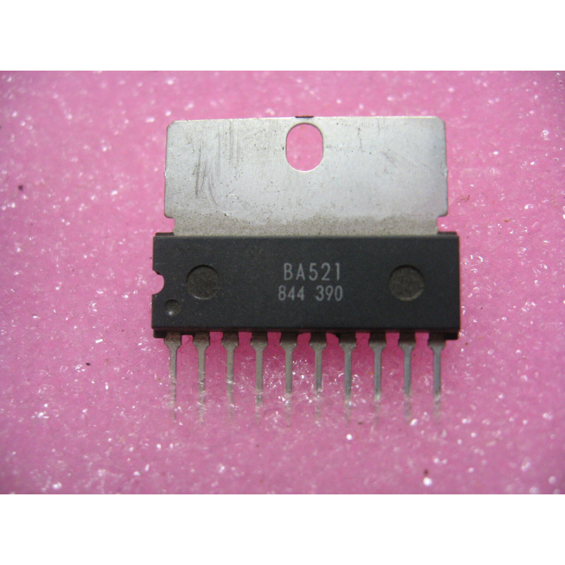 ci BA 521 ~ ic BA521 ~ Audio Out, 5.8W (13V/4-ohm) ~ 10-SIL