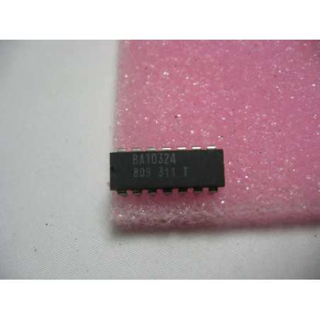 Lot x2 : ci BA 10324 (BA10324) - ic LM 324 (LM324)