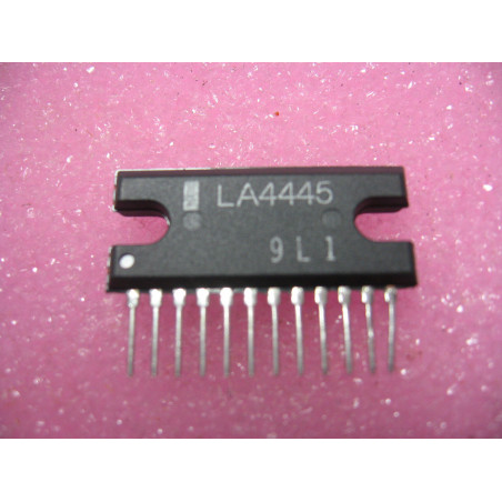 ci LA 4445 ~ ic LA4445 ~ 5.5W 2-Channel AF Power Amplifier ~ SIL12