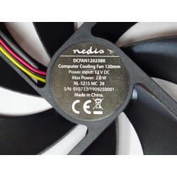 Ventilateur ordinateur PC / Computer Cooling Fan 120mm x 120mm x 25mm ép 120x120