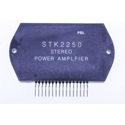 ic HYBRID STK2250 ~ ci STK 2250 ~ Output stage for AF power Amp. ~ 16 pins