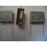 Lot x3 : Condensateur  MKT 680nF 0.68µF 0.68uF 0.68MF X2 AC275V entraxe: 27.5mm